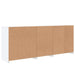 Servantă cu lumini LED, alb, 162x37x67 cm - WALTI WALTI