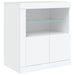 Servantă cu lumini LED, alb, 162x37x67 cm - WALTI WALTI