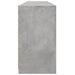 Servantă cu lumini LED, gri beton, 162x37x67 cm - WALTI WALTI
