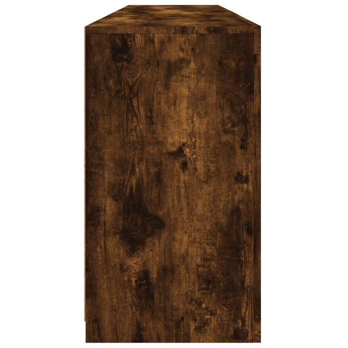 Servantă cu lumini LED, stejar fumuriu, 181,5x37x67 cm WALTI