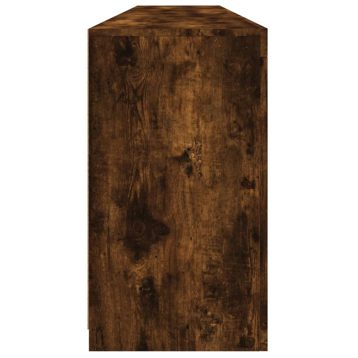 Servantă cu lumini LED, stejar fumuriu, 202x37x67 cm WALTI