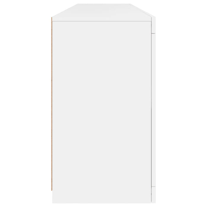 Servantă cu lumini LED, alb, 164x37x67 cm - WALTI WALTI