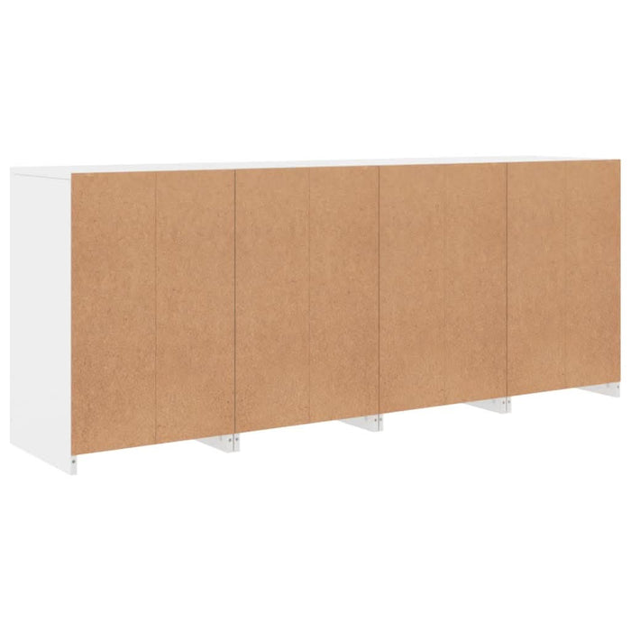 Servantă cu lumini LED, alb, 164x37x67 cm - WALTI WALTI