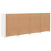 Servantă cu lumini LED, alb, 164x37x67 cm - WALTI WALTI
