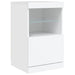 Servantă cu lumini LED, alb, 164x37x67 cm - WALTI WALTI