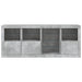 Servantă cu lumini LED, gri beton, 164x37x67 cm - WALTI WALTI