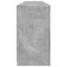 Servantă cu lumini LED, gri beton, 164x37x67 cm - WALTI WALTI