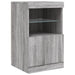 Servantă cu lumini LED, gri sonoma, 164x37x67 cm - WALTI WALTI
