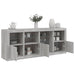 Servantă cu lumini LED, gri sonoma, 164x37x67 cm - WALTI WALTI