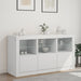 Servantă cu lumini LED, alb, 123x37x67 cm - WALTI WALTI