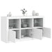 Servantă cu lumini LED, alb, 123x37x67 cm - WALTI WALTI