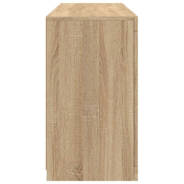 Servantă cu lumini LED, stejar sonoma, 123x37x67 cm - WALTI WALTI