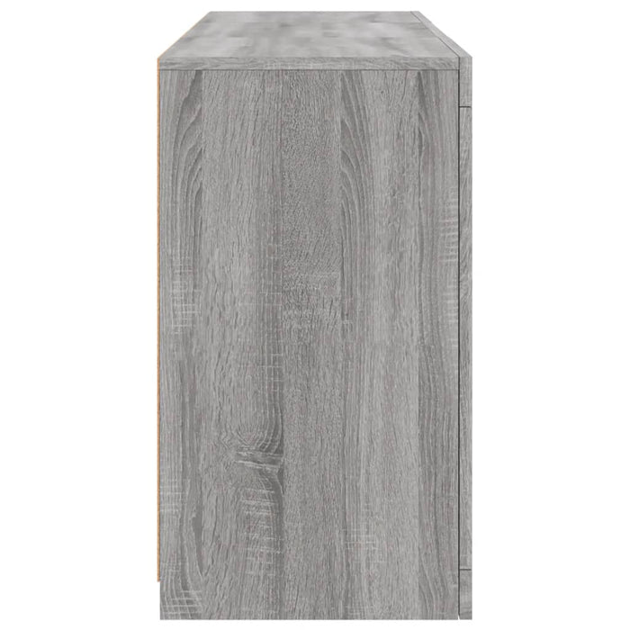 Servantă cu lumini LED, gri sonoma, 123x37x67 cm - WALTI WALTI