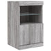 Servantă cu lumini LED, gri sonoma, 123x37x67 cm - WALTI WALTI