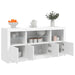 Servantă cu lumini LED, alb, 142,5x37x67 cm - WALTI WALTI