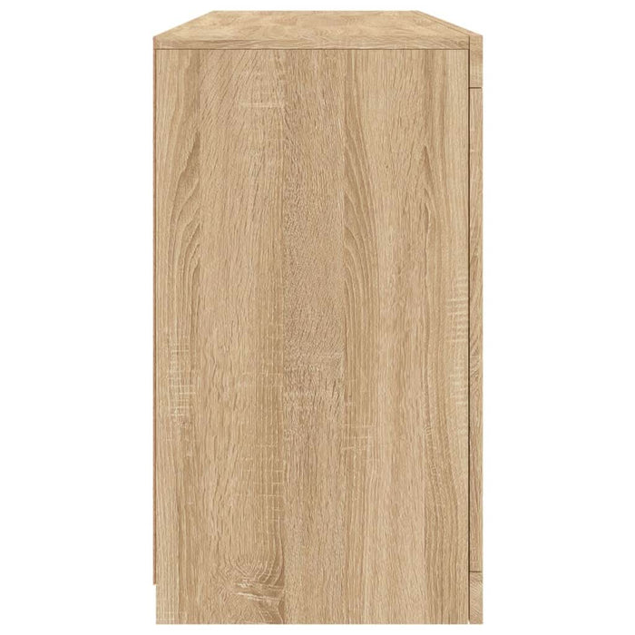 Servantă cu lumini LED, stejar sonoma, 142,5x37x67 cm - WALTI WALTI