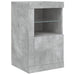 Servantă cu lumini LED, gri beton, 142,5x37x67 cm - WALTI WALTI
