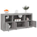 Servantă cu lumini LED, gri sonoma, 142,5x37x67 cm - WALTI WALTI