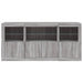 Servantă cu lumini LED, gri sonoma, 142,5x37x67 cm - WALTI WALTI
