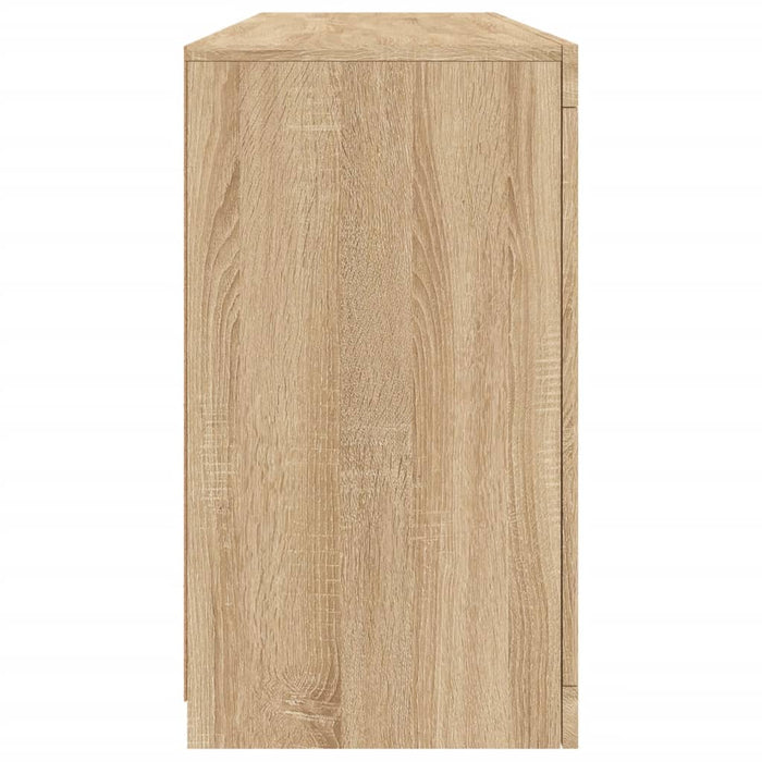 Servantă cu lumini LED, stejar sonoma, 163x37x67 cm - WALTI WALTI