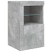 Servantă cu lumini LED, gri beton, 163x37x67 cm - WALTI WALTI