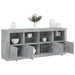 Servantă cu lumini LED, gri beton, 163x37x67 cm - WALTI WALTI