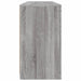 Servantă cu lumini LED, gri sonoma, 163x37x67 cm - WALTI WALTI