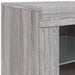 Servantă cu lumini LED, gri sonoma, 163x37x67 cm - WALTI WALTI