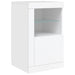Servantă cu lumini LED, alb, 123x37x67 cm - WALTI WALTI