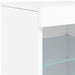 Servantă cu lumini LED, alb, 123x37x67 cm - WALTI WALTI