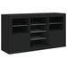 Servantă cu lumini LED, negru, 123x37x67 cm - WALTI WALTI