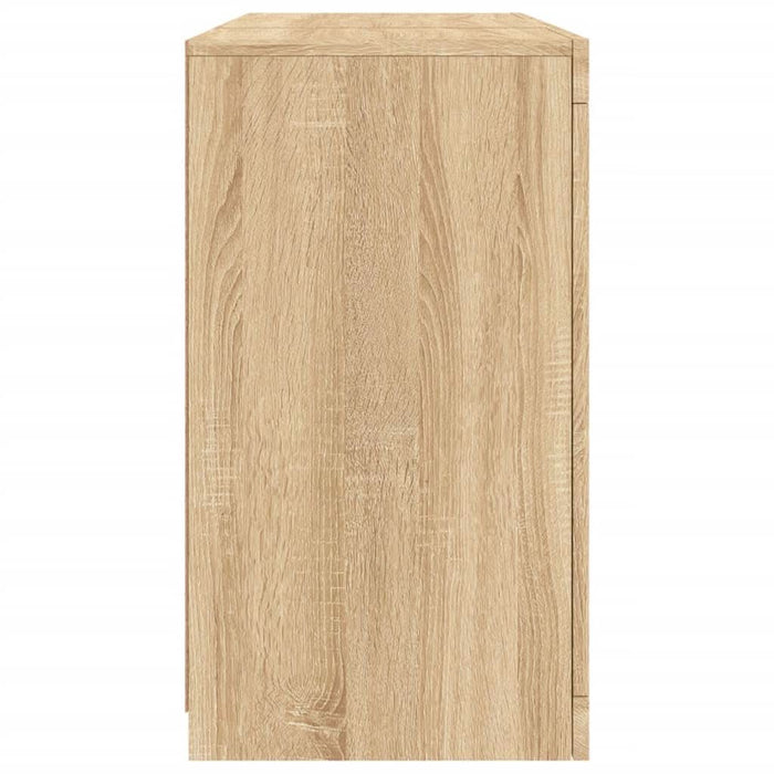 Servantă cu lumini LED, stejar sonoma, 123x37x67 cm - WALTI WALTI