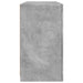 Servantă cu lumini LED, gri beton, 123x37x67 cm - WALTI WALTI