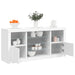 Servantă cu lumini LED, alb, 142,5x37x67 cm - WALTI WALTI