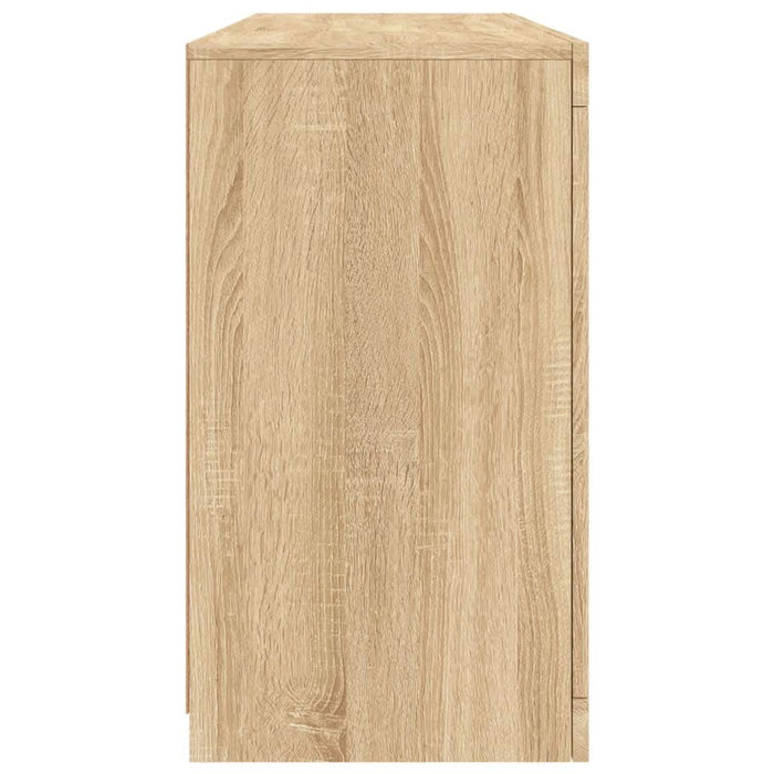 Servantă cu lumini LED, stejar sonoma, 142,5x37x67 cm - WALTI WALTI