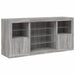Servantă cu lumini LED, gri sonoma, 142,5x37x67 cm - WALTI WALTI