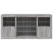 Servantă cu lumini LED, gri sonoma, 142,5x37x67 cm - WALTI WALTI