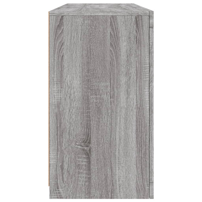 Servantă cu lumini LED, gri sonoma, 142,5x37x67 cm - WALTI WALTI