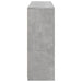 Servantă cu lumini LED, 3 buc., gri beton, lemn prelucrat - WALTI WALTI