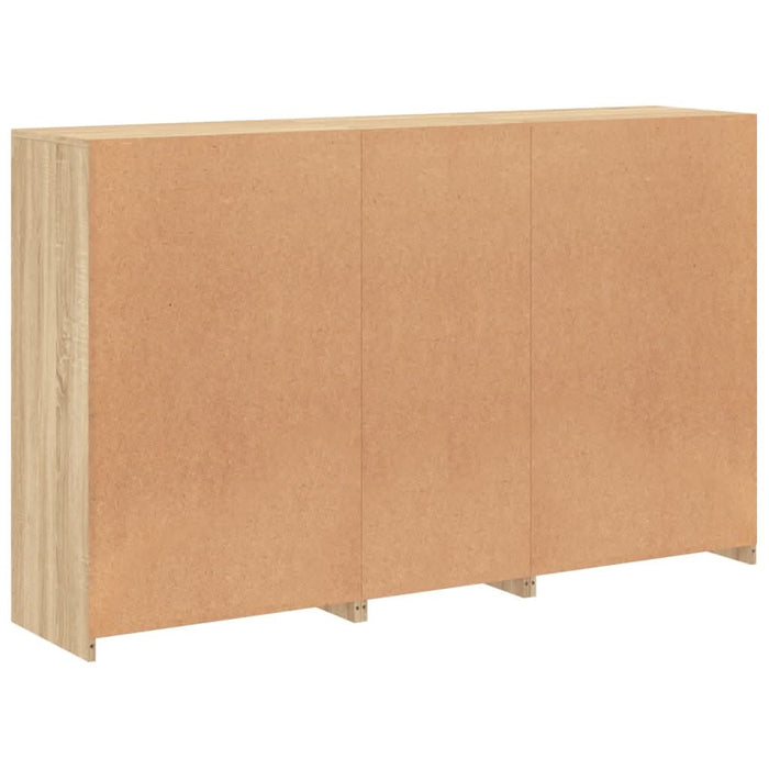 Servantă cu lumini LED, stejar sonoma, 162x37x100 cm - WALTI WALTI