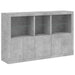 Servantă cu lumini LED, gri beton, 162x37x100 cm - WALTI WALTI