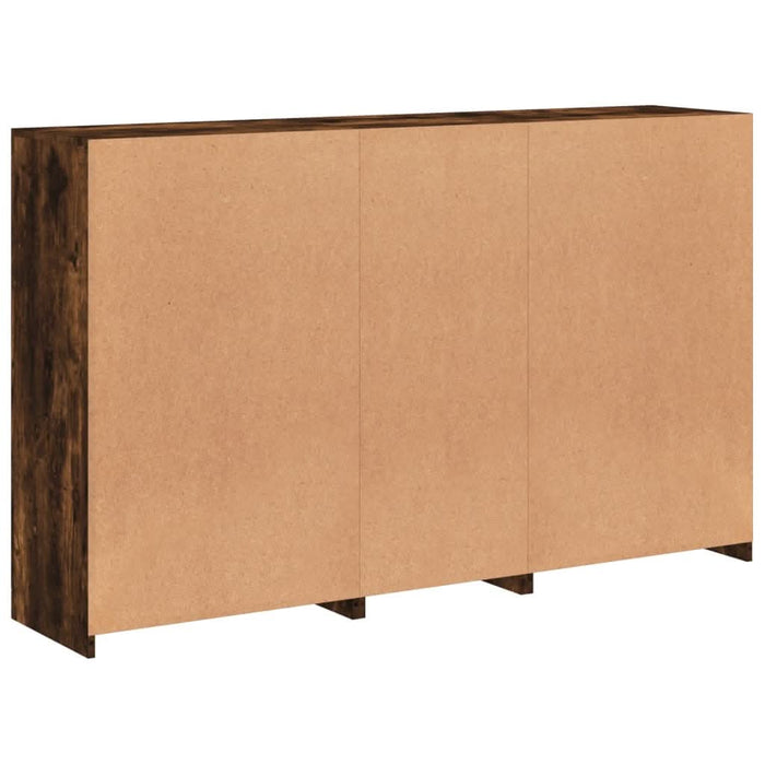 Servantă cu lumini LED, stejar fumuriu, 162x37x100 cm - WALTI WALTI