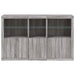 Servantă cu lumini LED, gri sonoma, 162x37x100 cm - WALTI WALTI