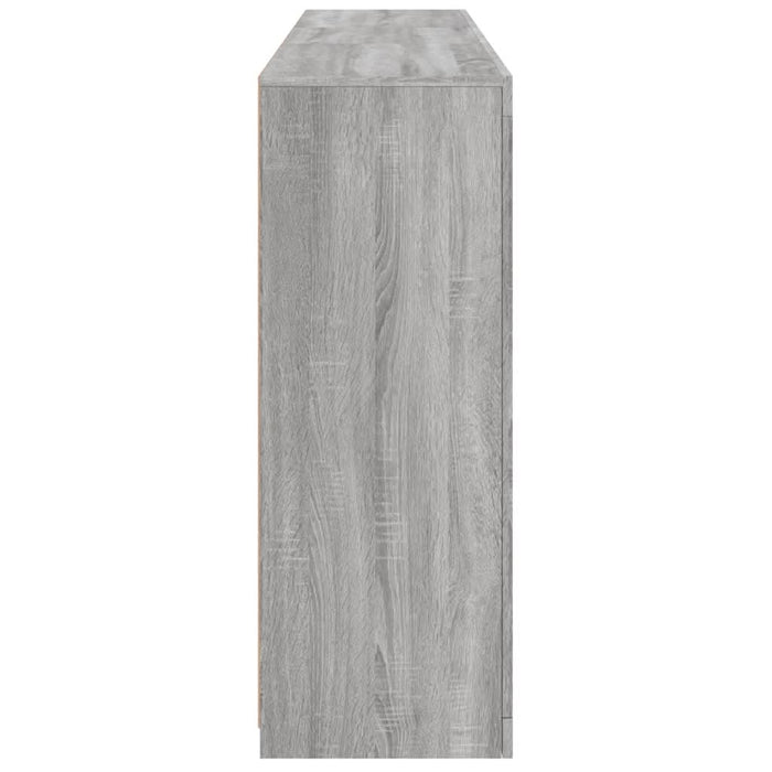 Servantă cu lumini LED, gri sonoma, 162x37x100 cm - WALTI WALTI