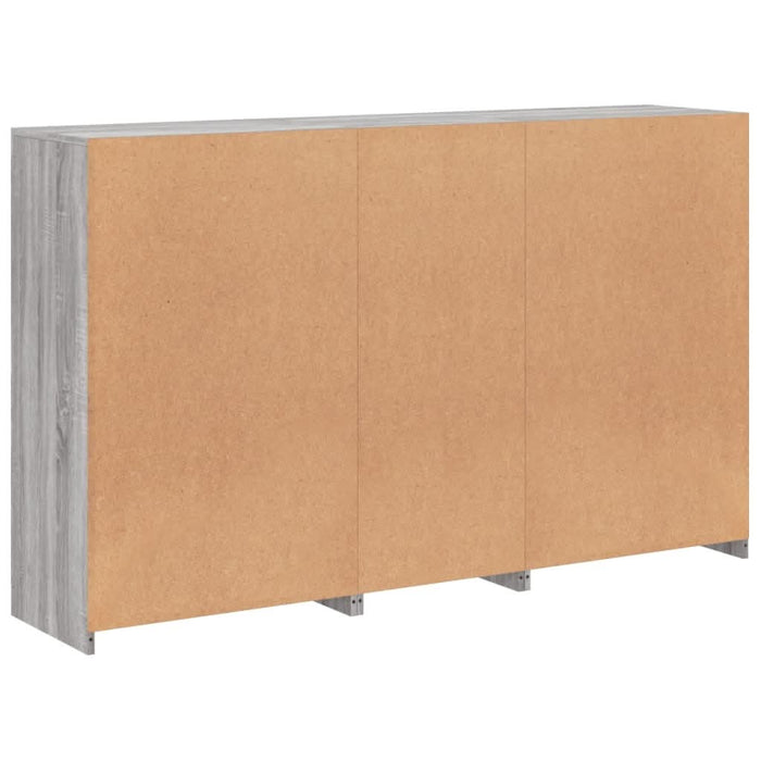 Servantă cu lumini LED, gri sonoma, 162x37x100 cm - WALTI WALTI