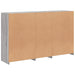 Servantă cu lumini LED, gri sonoma, 162x37x100 cm - WALTI WALTI