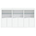 Servantă cu lumini LED, alb, 181,5x37x100 cm - WALTI WALTI