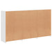 Servantă cu lumini LED, alb, 181,5x37x100 cm - WALTI WALTI