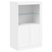 Servantă cu lumini LED, alb, 181,5x37x100 cm - WALTI WALTI