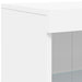 Servantă cu lumini LED, alb, 181,5x37x100 cm - WALTI WALTI